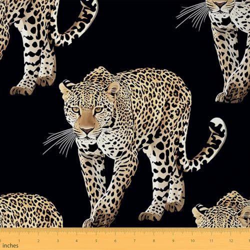 Tissu motif guépard Manfei pour customiser vos vêtements et déco