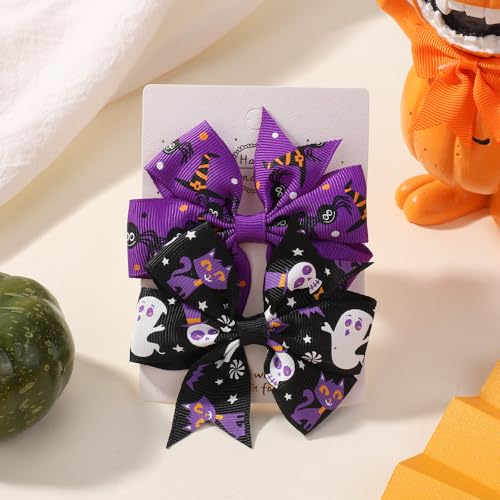 Pinzas para cabello Halloween 3 piezas miniatura 3