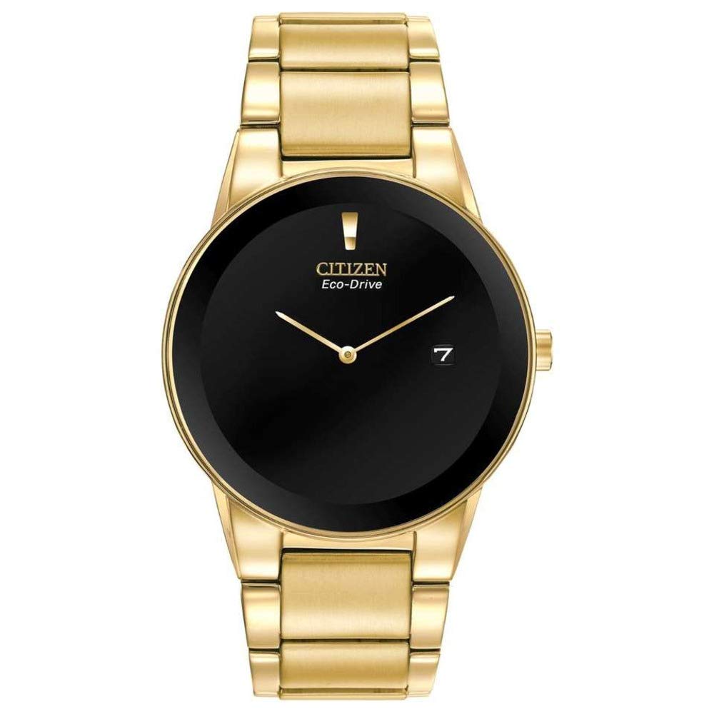 Citizen Stainless Steel Eco-Drive Axiom Analog Black Dial Men Watch-Au1062-56E, Gold Band (B07LDC1991) Amazon Price History, Amazon Price Tracker