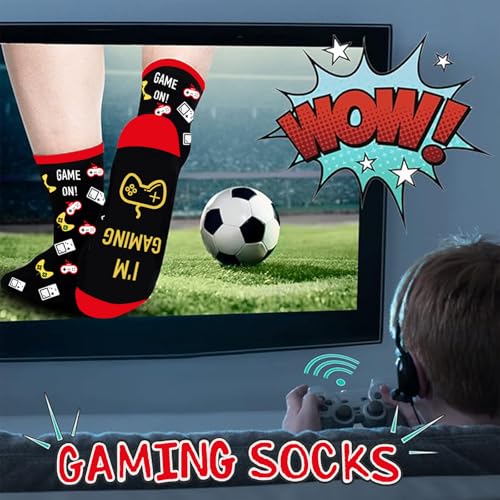 Nieuwigheidcadeaus voor mannen Grappige sokken, Gamer-kousvullers voor tienerjongens Kerstmis Kousvullers Cadeau-ideeën voor mannen Verjaardag - Afbeelding 5