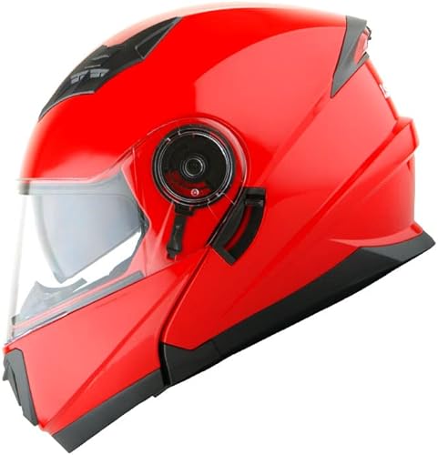 Miniatura 9 de 1Storm Nuevo Casco de Motocicleta de Cara Completa JH901 Negro Mate + Un Escudo Transparente Adicional JH901