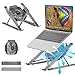 Produktbild Laptop Ständer Höhenverstellbar, Notebook Ständer Tragbarer, Laptop Halterung Faltbare, Laptopständer 8-17.3 Zoll, Kompatibel mit iPad, MacBook Air/Pro, Dell XPS, HP, Lenovo Mehr, Huawei MateBook
