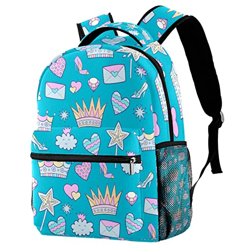 Sac à dos de voyage avec porte-bouteille Leisure Campus bleu pour étudiant et loisir