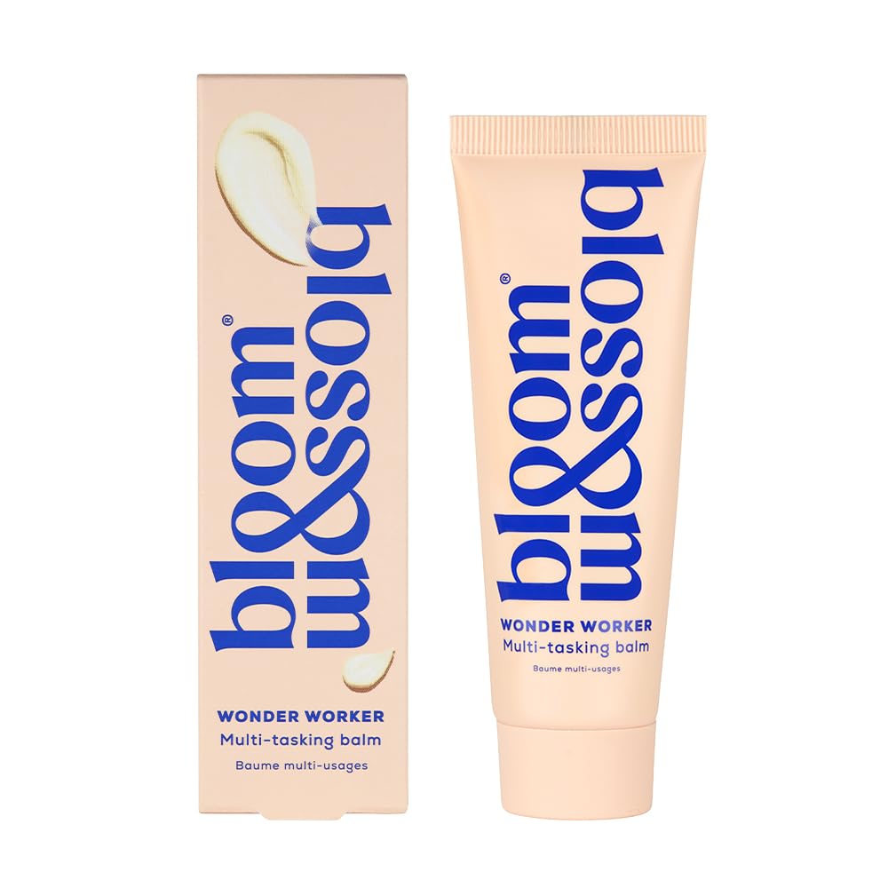 Bloom and BlossomWonder Worker Multi-Tasking Balm, Nourishes and Soothes Dry Skin, Safe for Babies, Perfect for Lips, Hands, and Cuticles, Provides Long-Lasting Hydration, 68g