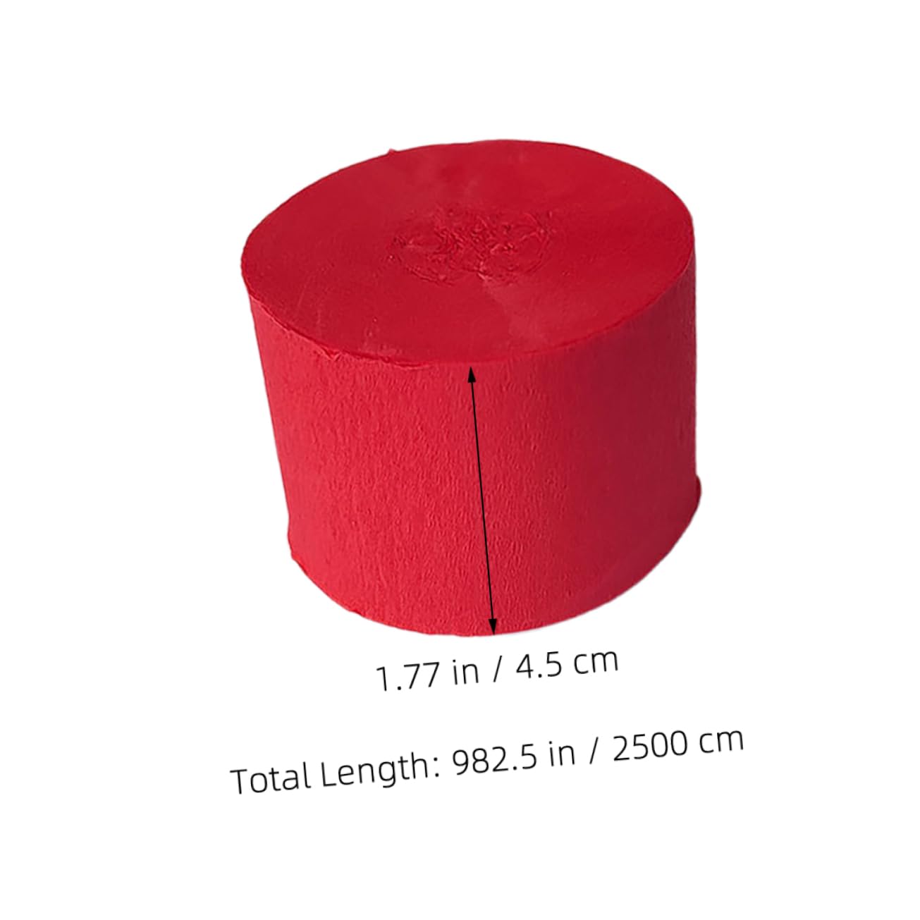 VILLCASE Variety Pack Crepe Paper Rolls 6 Rolls Party Supplies Decorative Streamers Birthday Decor