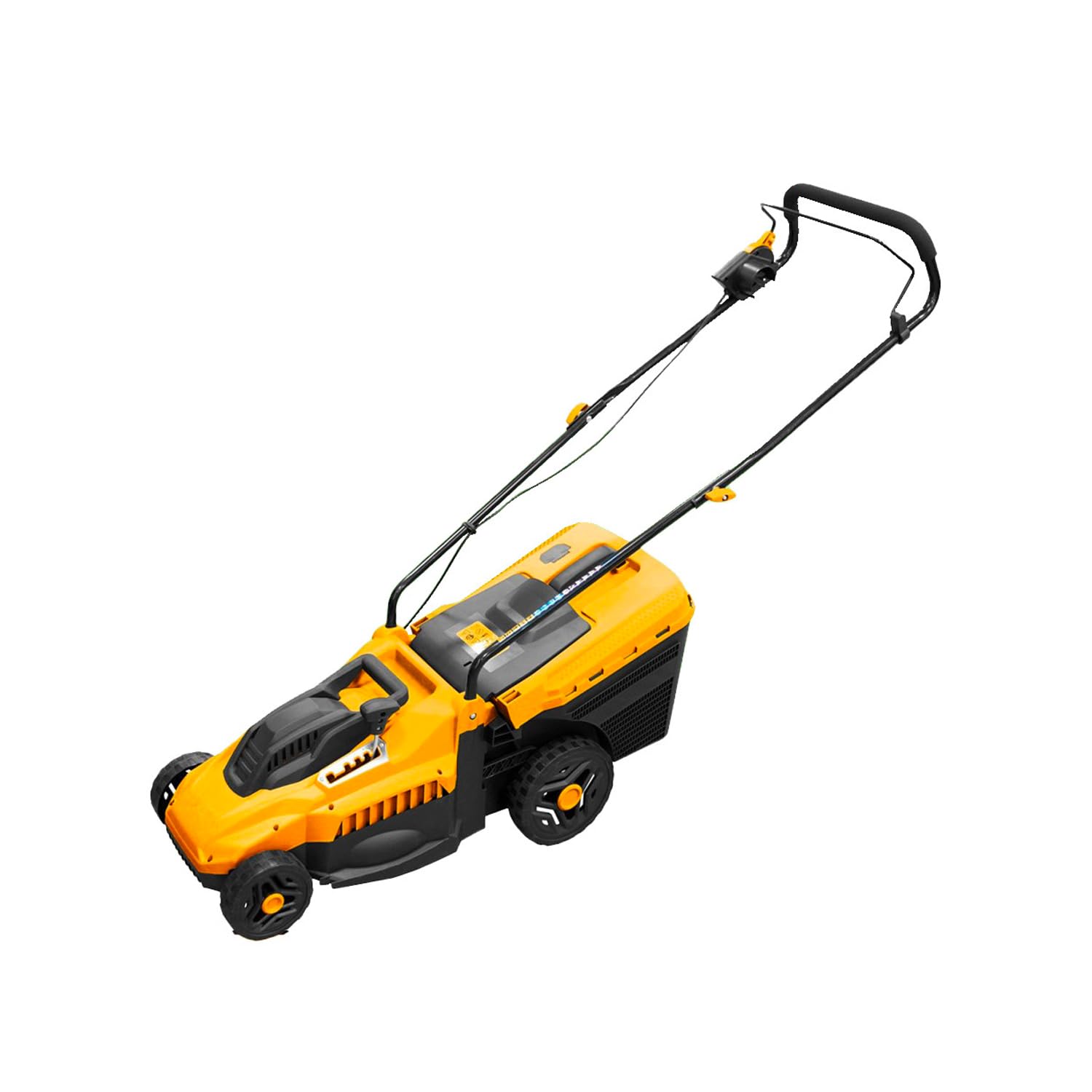 Avilia Tagliaerba Elettrico a Spinta - Tosaerba con Ruote e Sacco Raccogli Erba da 35L, 1400W, 330mm di Larghezza di Taglio