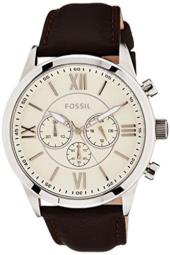 Buy Fossil Grant Analog Off-White Dial 