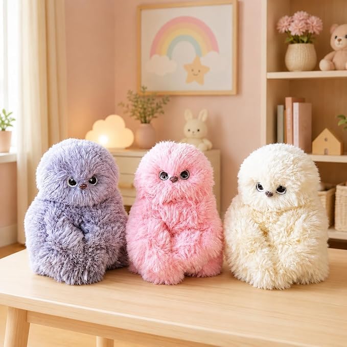 KRIVAZ Head Shaking Owl Plush Keychain – Electric Moving Owl Bag