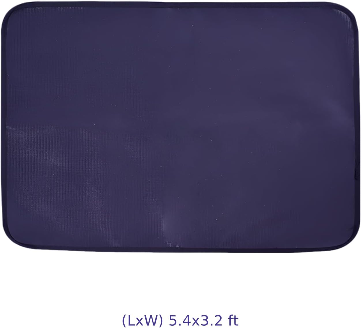 Fireproof Pad, Under Grill Mat, Fibreglass Silicone for High Temperature Resistance, Outdoor Camping BBQ Grill Pad, Black Fire Pit Mat