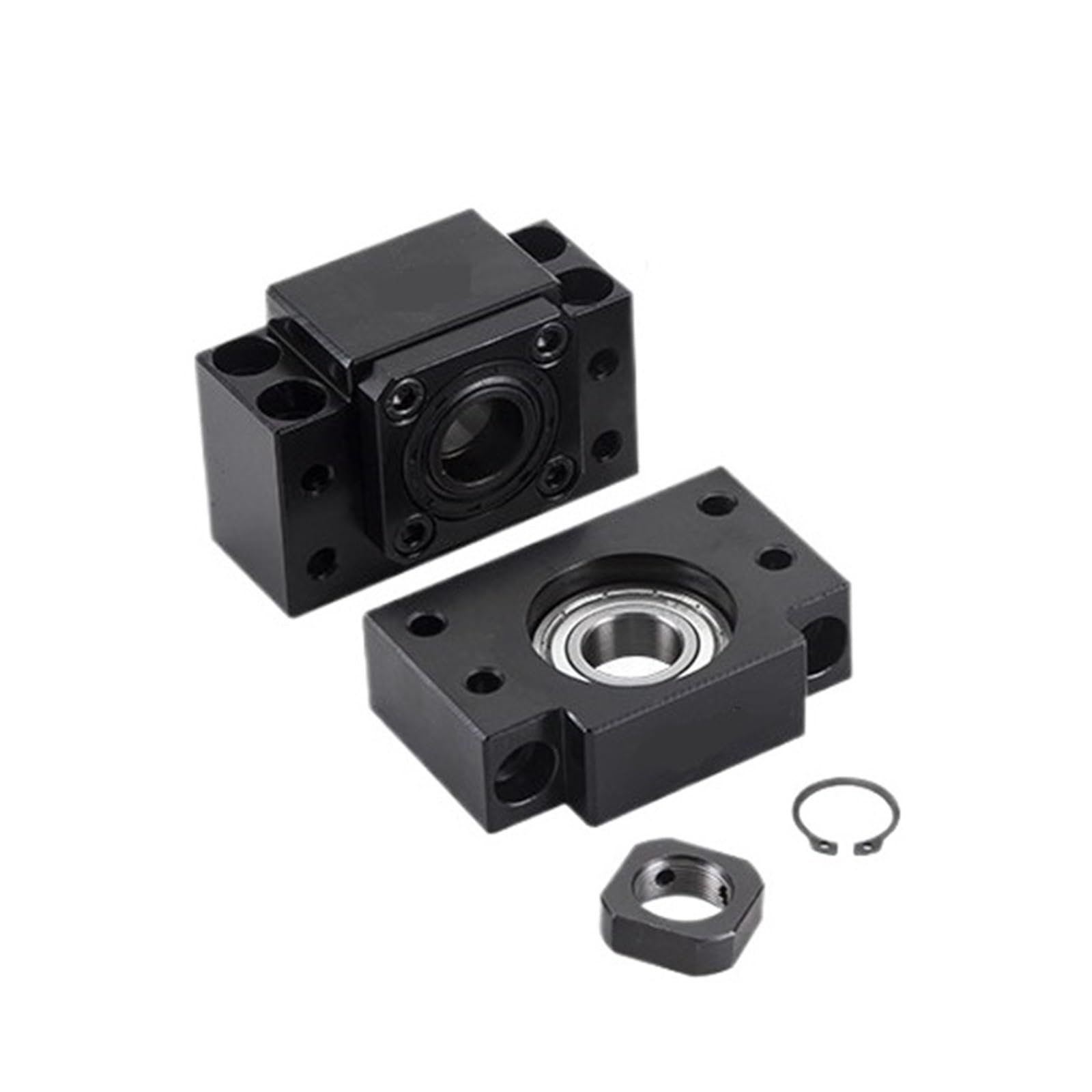 Spielfreie Kugelumlaufspindel SFS2020 150-1000mm C7 Ball Screw+BKBF15 End Support+Coupling(650mm)