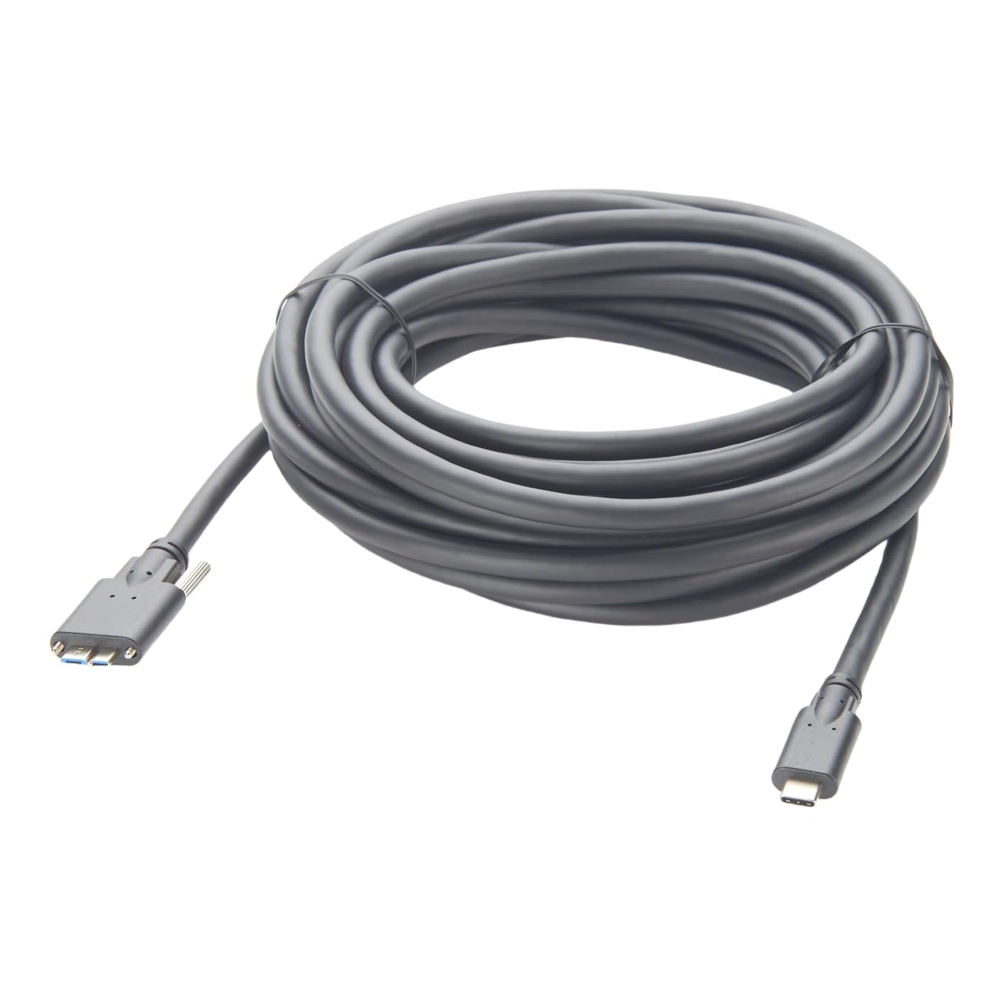 Aktywny kabel USB 3.1 C na micro USB 3.0 z nakrętką M2, przedłużacz typu C na Micro USB z 2 chipsetami, kabel do kamery przemysłowej (10 m)