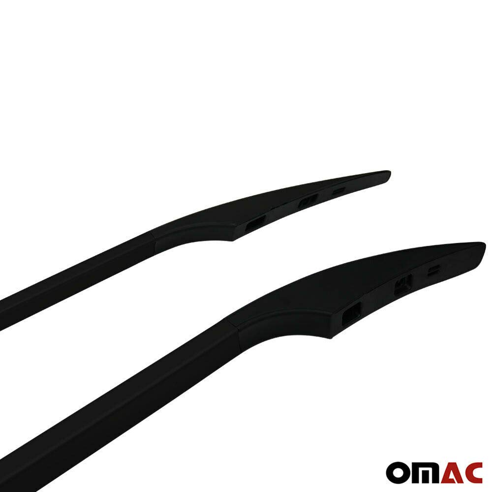 OMAC Rail Tetto Dachgepäckträger Relingträger compatibile con Jeep Renegade 2015-2024 Alu Nero