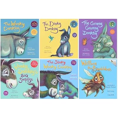 The Wonky Donkey Series 6 Books Collection Set by Craig Smith
