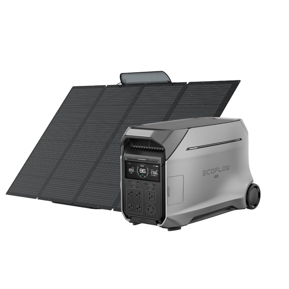 Amazon.co.jp: EcoFlow DELTA Pro3 ポータブル電源 400Wソーラー 