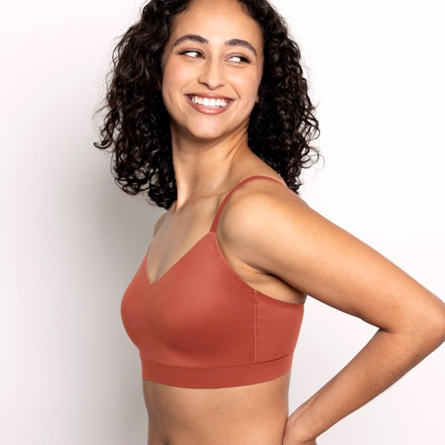 Image of Floatley Cozy Adjustable Bra Comfort Wirefree Seamless Bra with Embedded Pad for Women