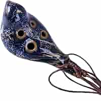 Amazon.co.jp: オカリナ6穴鳥のデザインアルトCキーオカリナ