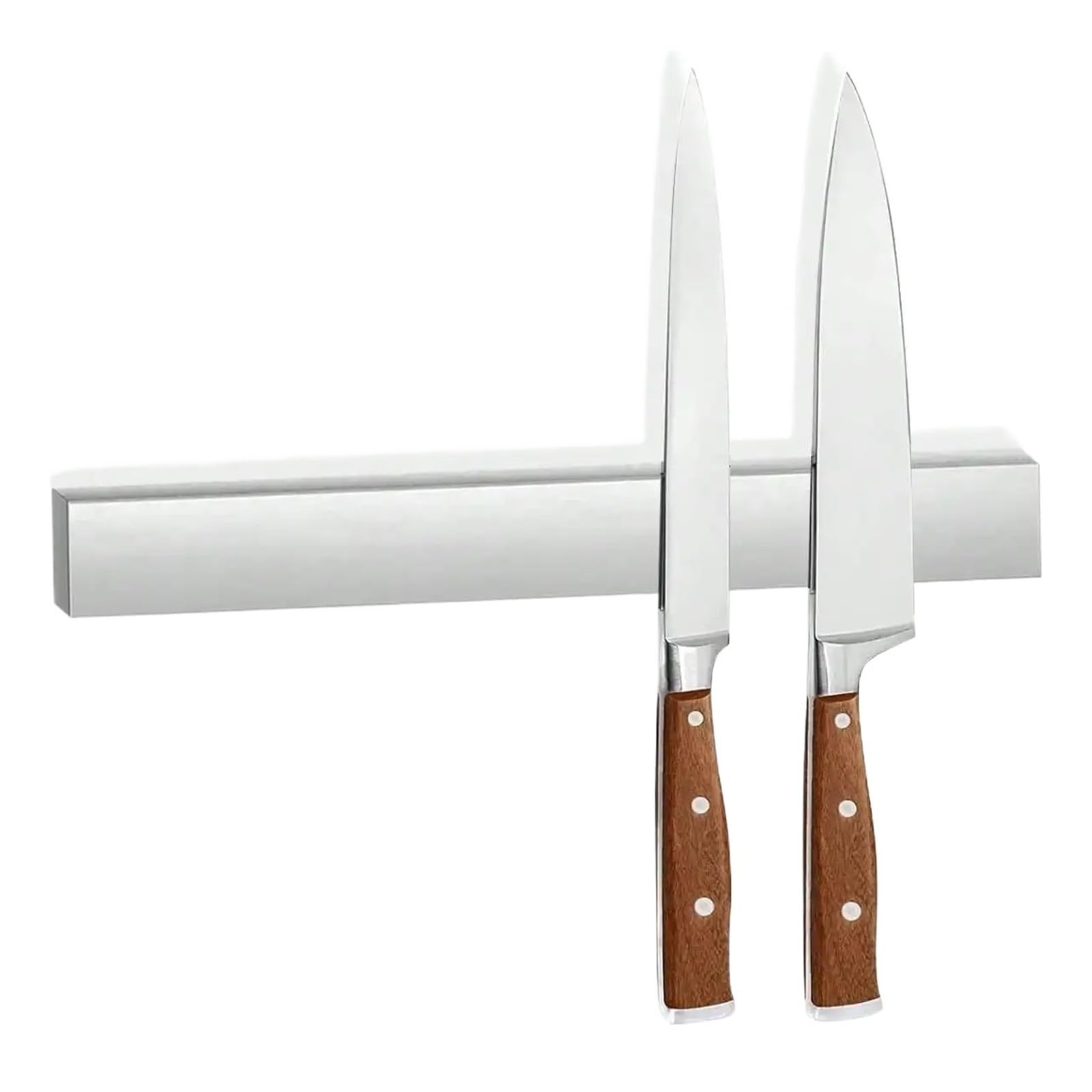 Generico Portacoltelli Magnetico, Compatibile con la Parete, Supporto Multiuso in Acciaio Inossidabile, utensile da Cucina(30x4 cm)