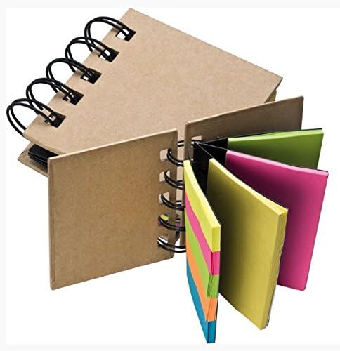 eBuyGB - Bloc de notas adhesivo, tamaño pequeño, 250 hojas, varios colores