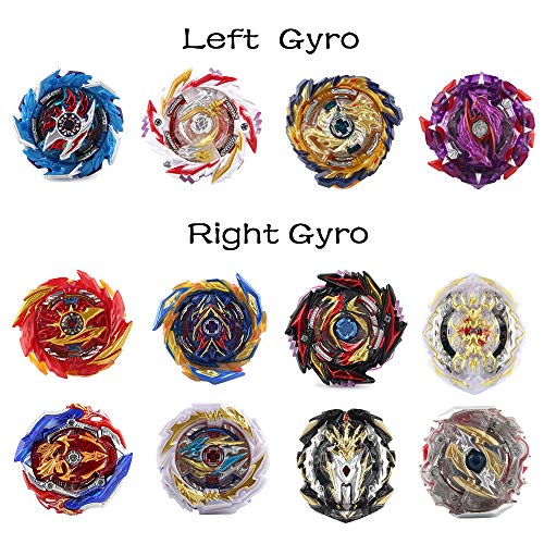 Bey Battling Top Burst Launcher Grip Toy Blade Set Game with 1 Battling Top Stadium 12 Spinning Top Burst Gyros 3 Launchers Great Birthday for Boys Children Kids