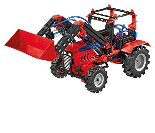 Fischertechnik Pneumatic 3 – Aprende Física con este Divertido Juego de Construcción con 8 Modelos Diferentes como el Tractor