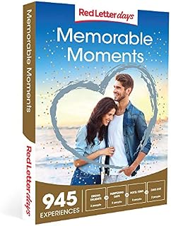 Red Letter Days Memorable Moments Gift Voucher  945 exciting UK experiences