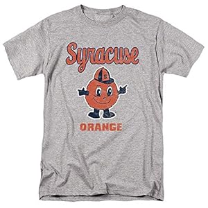 Syracuse University Official Vintage Otto Unisex Adult T-Shirt, Athletic Heather, Large