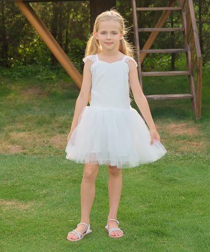 Image of PHIRAMIN Toddler Flower Girl Sandals - Girl Dress Shoes Toddler Little Kid Wedding Party