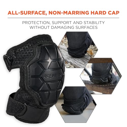 Image of Ergodyne ProFlex 575 Hard Cap Foam Knee Pad, Non-Marring Knee Pads
