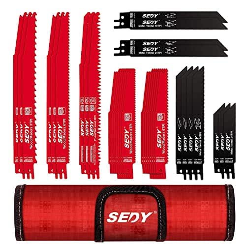 36-Piece Ultimate Reciprocating Saw Blade Set - Premium Saw Blades,