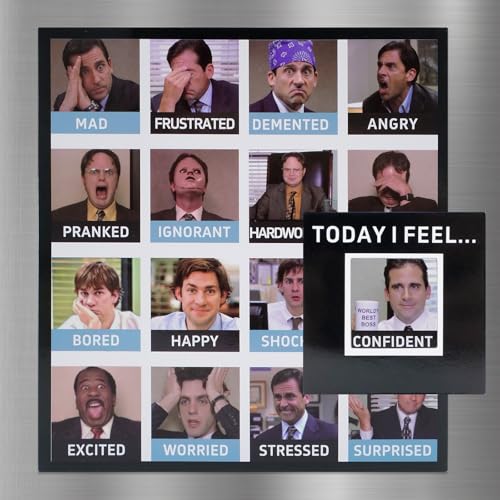 The Office Mood Magnet,The Office Gifts for TV Show Fans, Funny Magnets for Fridge,Today...