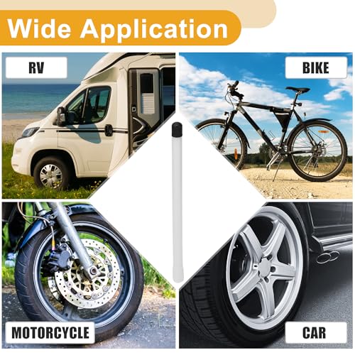 Image of 10pcs 180mm Tire Valve Extension Universal Plastic 180 Degree Tyre Valve Inflation Adapter for Car Motorcycle RV Truck Bike