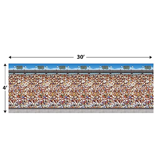 Beistle Upperdeck Stadium Backdrop miniatura 3