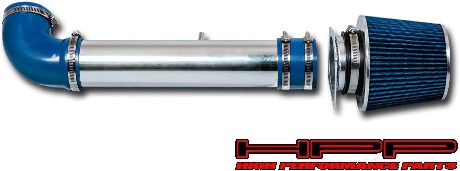 Short Ram Air Intake Kit & Blue Filter Combo Compatible for 1997-2003 F-150 F150 4.2 V6 Engine