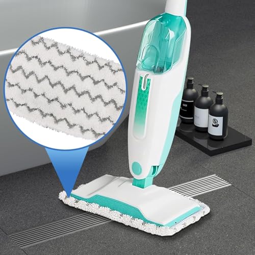 Image of 2 Pack Thickened Steam Mop Replacement Pads, Durable Microfiber Mop Pads Compatible with Shark S1000 /S1000A /S1000C /S1000WM /S1001C, Washable Pads for Pet Owners and Families with Kids