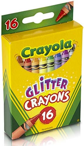 CRAYOLA - 52-3716 Glitter 16 Wax Crayons