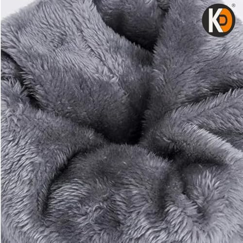 Image of K D Winter Wear 2-in-1 Woolen Beanie Cap & Muffler Set for Men & Women | Soft Thermal Wool | Fleece-Lined | Head & Neck Warmer | Unisex Winter Accessories (Cap /Muffler - Maroon Red)