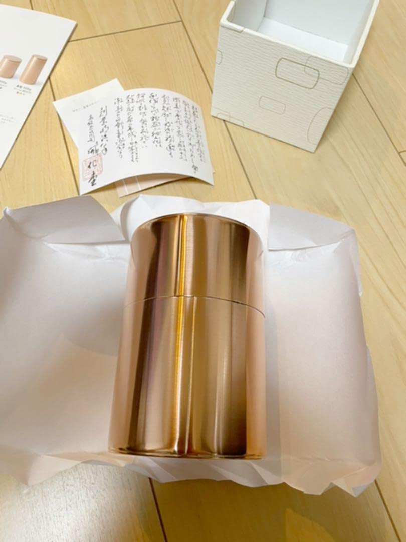 Amazon.co.jp: 開化堂 茶筒 銅 200g 押込中蓋 : ホビー