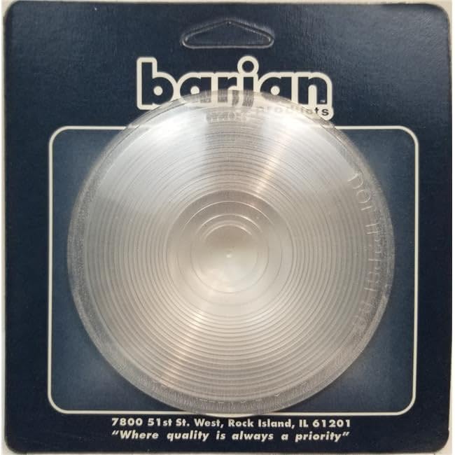 Barjan 049BP41015W 4-1 by 4 in. Lens Round Coded - Clear