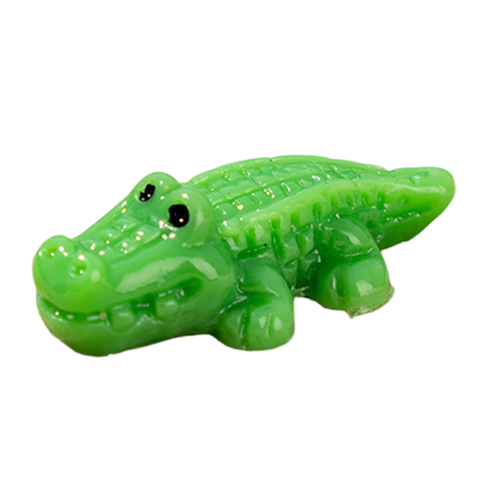 PANGBOER Minis Crocodilian Miniature Crocodilian Figurine, Faery Garden Accessories for Garden, Landscape, Plant Pots, Bonsais Fairy Accessories