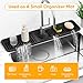 24'' Longer Faucet Mat for Kitchen Sink Splash Guard[7° Slope Fast Self-draining][Snap Lock Fit]Kitchen Sink Faucet Mat Splash Guard Kitchen Sink Area Water Splash Guard Behind Faucet Draining Mat