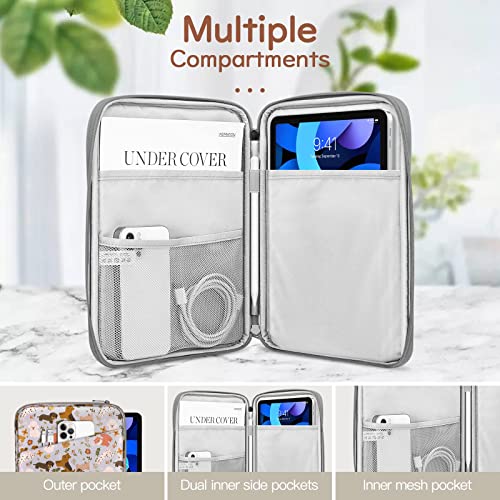 Dadanism 9-11 Zoll Tablet Sleeve Tasche Kompatibel mit iPad 10,2 2021-2019, iPad Pro M2 11 2022-2018, iPad Air 5/4 10,9 2022/2020, iPad 10. Gen 10,9 2022, Galaxy Tab S9/S8/A8/S6 Lite, Glückliche Hunde – Bild 4