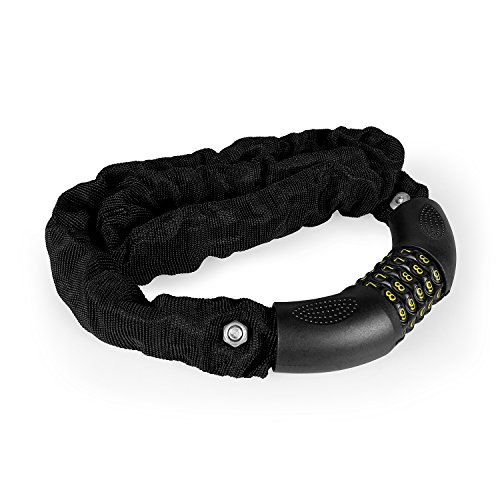 Sunjas Fietsslot, motorfiets, kettingslot, cijferslot, kabelslot, slot 90 cm