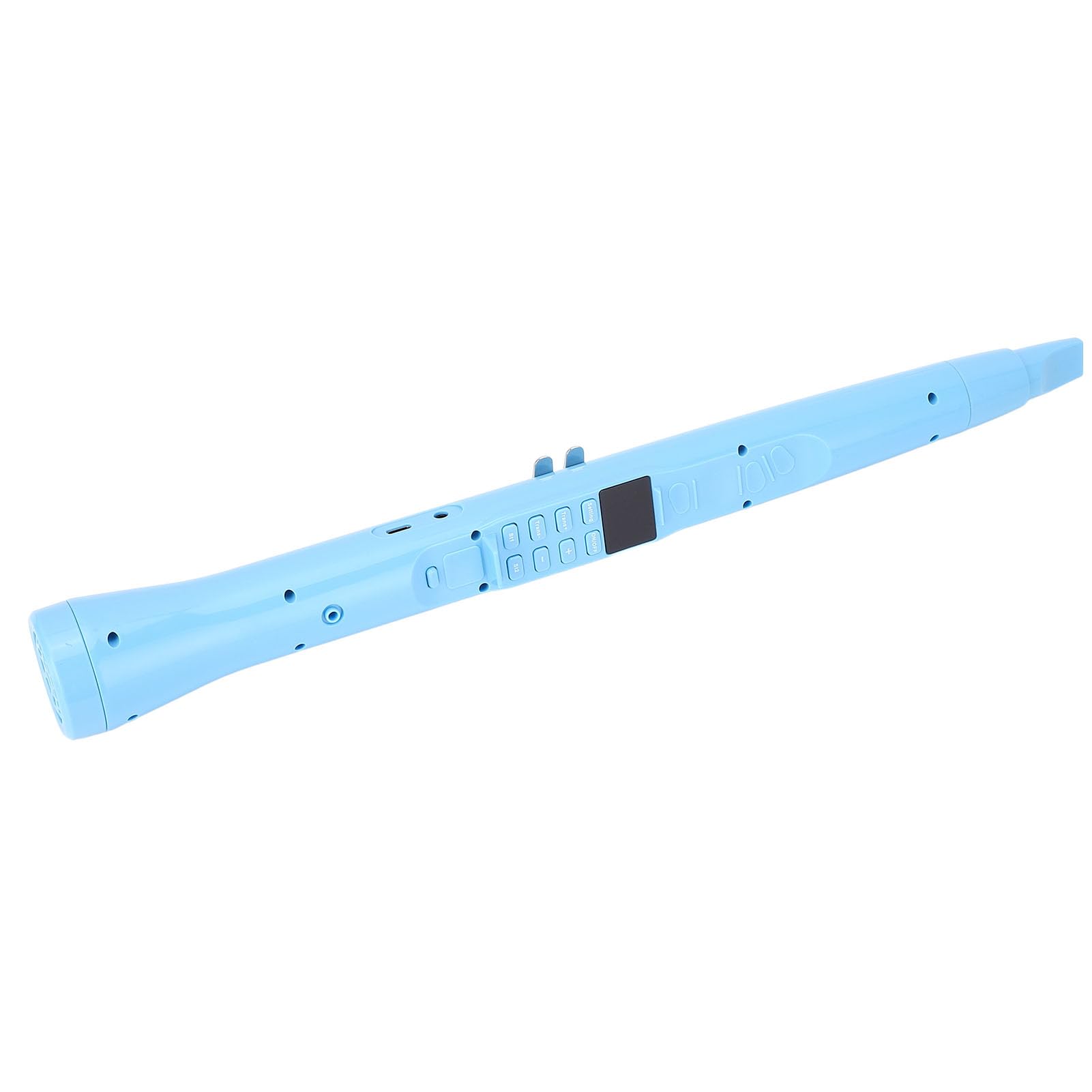 Soplete Eléctrico, Saxofón Electrónico Portátil de 99 Tonos, Saxofón con Pantalla LCD con Batería Recargable, Ideal para Adultos Principiantes Profesionales