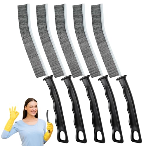 Image of Crevice Cleaning Brush,New Multifunctional Gap Cleaning Brush Tool,Thin Scrub Brush Hard-Bristled Gap Scrub Brush for Bathroom Kitchen Tiles Window Door Slots(5pcs)