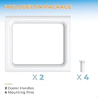 Vista 3 de Pokin Piezas de repuesto de mango enfriador para Coleman de 2 vías, mango Xtreme Cooler para accesorios de refrigeración de camping, doble capa