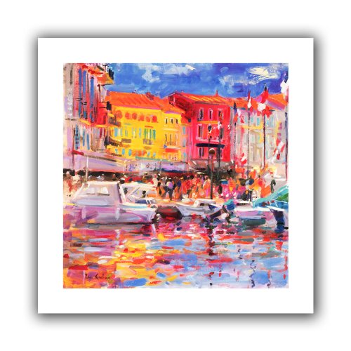 ArtWall 'Mirabeau' Gallery-Wrapped Canvas Artwork by Peter Graham, 14 by 14-Inch