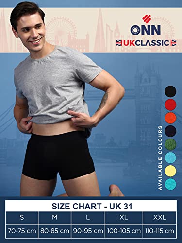 Image of ONN UK Classic Men's Ultra Soft Modal Fabric Mini Trunk with Feather Touch Ultra Soft Waistband (Pack of 1)