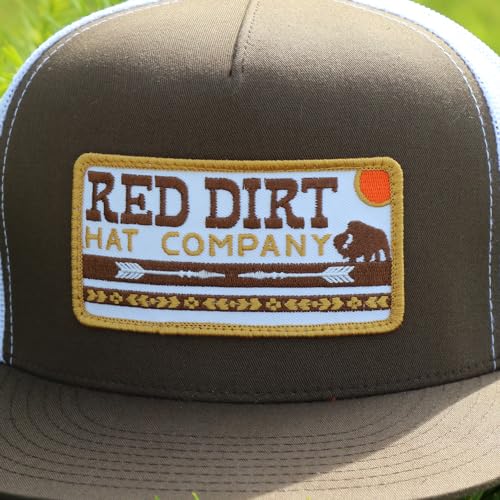 Image of Red Dirt Hat Company Buffalo Patch Adjustable Snapback Hat