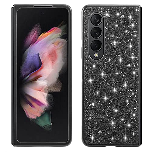 Coque Samsung Galaxy Z Fold 4 Paillettes Noire Antichoc Rigide