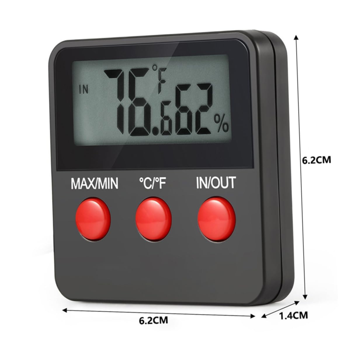Artibetter 3 Pz misuratore di Temperatura Digitale igrometro termometro idrometri umidità termometri misuratore umidità misuratore di umidità Digitale misuratore di Temperatura e umidità